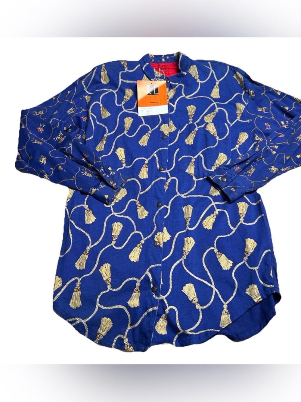 Vintage Carole Little  NWT Ladies’ Baroque Button Top S Button Up